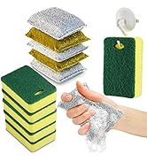SPONGENATOR Kitchen Scrubbing Sponges Bundle Includes 6 Heavy Duty Non-Scratch Scrubbing Multi-Su...