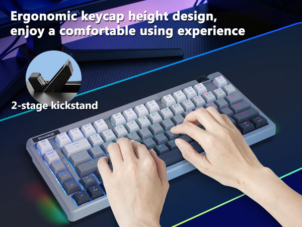Tri-mode keyboard