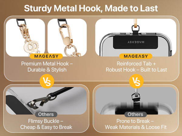 Sturdy Metal Hook, Made to Last