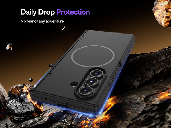 Maxdara for Z Fold 7 Magnetic Case with Belt Clip Holster
