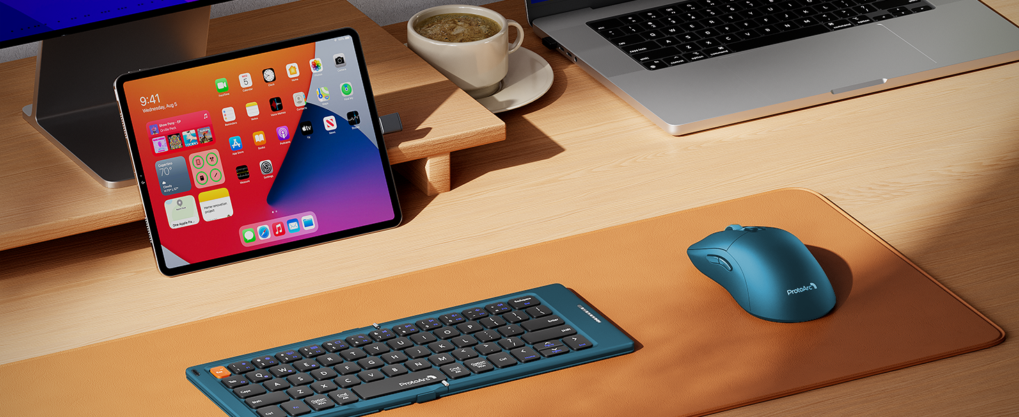 blue bluetooth mouse
