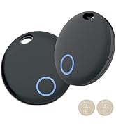 Tracker Tags 2 Pack, Luggage Tracking Tags Compatible with with TUYA APP, Both iOS and Android Co...