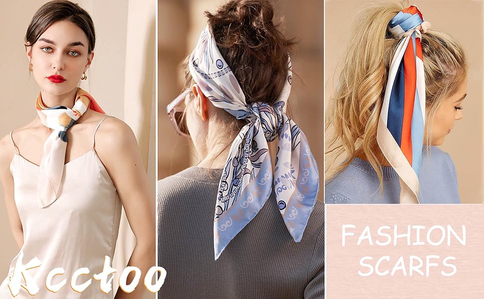 Silk scarf women 1