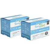Simpleaf Flushable Uscented Single Pack Wet Wipes | Paraben & Alcohol Free | Hypoallergenic & Saf...