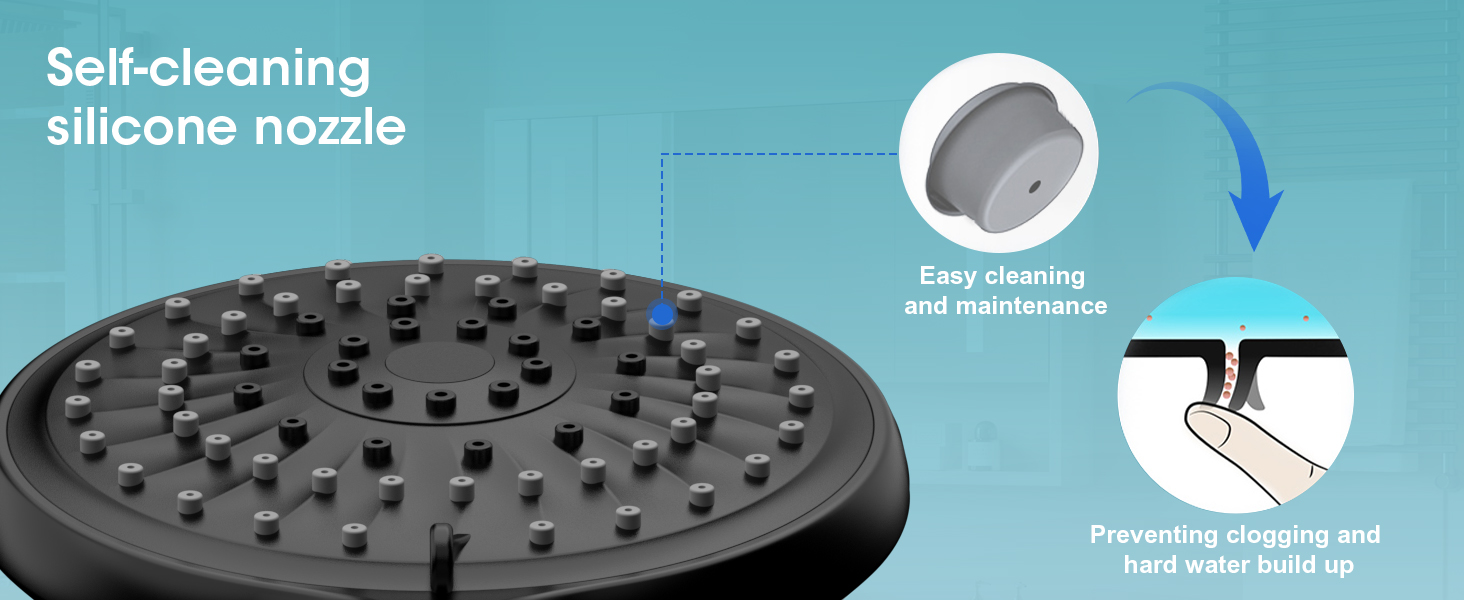 Self-cleaning Nozzle