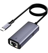 USB-C to Gigabit Ethernet Adapter with 100W Power Delivery, RJ45 to USB C 1Gbps Type-C Gigabit Et...