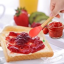 Red mini spoon