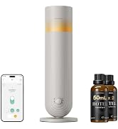 Airversa U1 Smart Hotel Waterless Diffuser with 100mL Oils Kit, Beige Gray | 2x50mL Hotel Scent F...