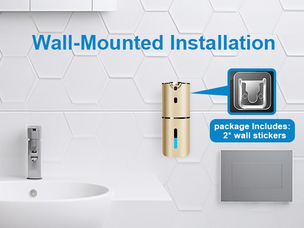 Wall Mount for Bathroom Kitchen Dish Soap