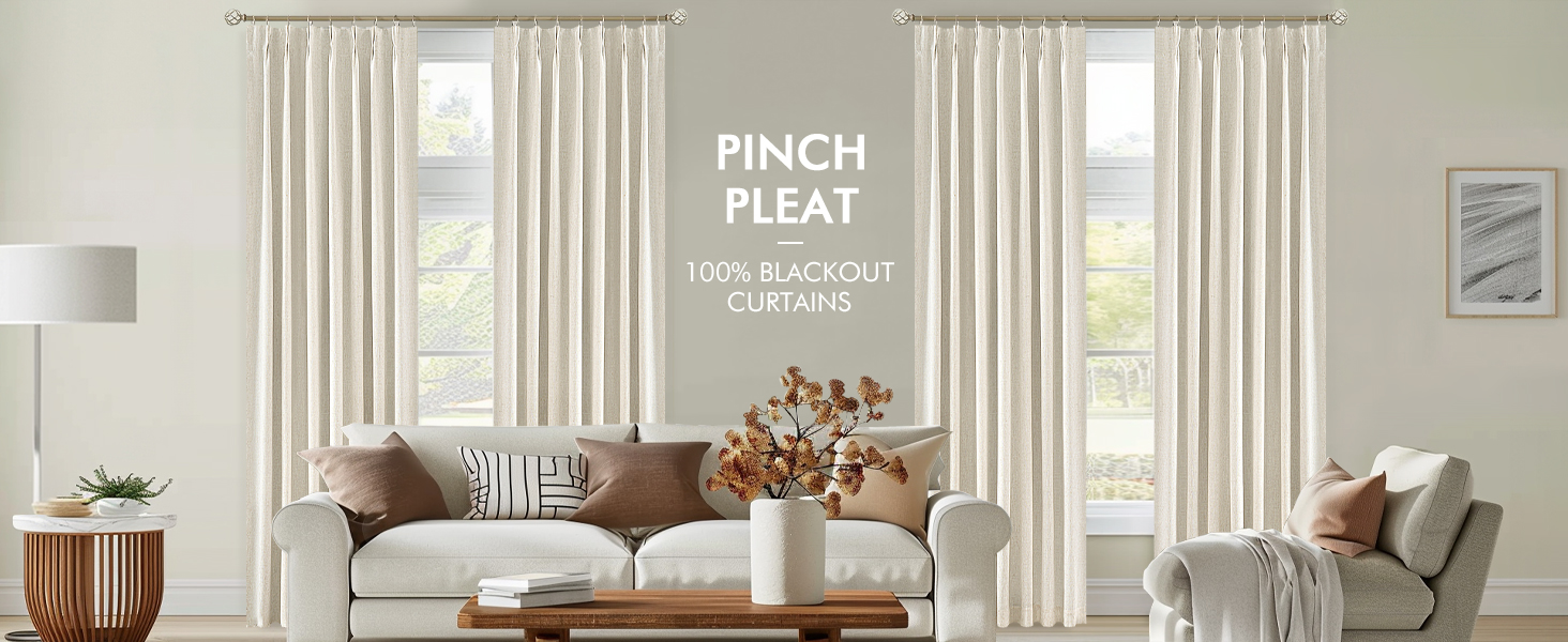 pinch pleat