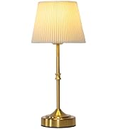 Cordless Table Lamp Portable, 3 Light Colors & Brightness Adjustable , 5400mAh Battery Operated R...