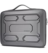 DOMISO 15.6 inch Laptop Sleeve with Handle Shockproof Waterproof EVA Protective Case for 15.6