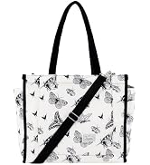 UERRUAM Tote Bag for Women with Compartments,Large Corduroy Tote for Work Travel College Book Bag...