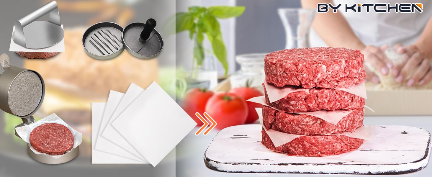 hamburger patty paper
