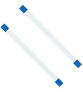 Mcbazel 2-Pack 12 Pin Power Button Flex Ribbon Cable Charging Board Flex Cable Replacement for PS...
