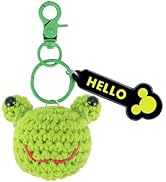 PLwelth Crochet Keychain for Women Men Cute Animals Keyring Charm Accessory for Backpack Handmade...