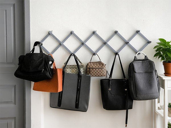 Hang accessories & decorate your wooden home with this premium grey foldable coat rack.