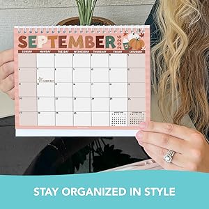 desktop calendar 2026-2027 desk calendar academic year 2026-2027 school desk calendar
