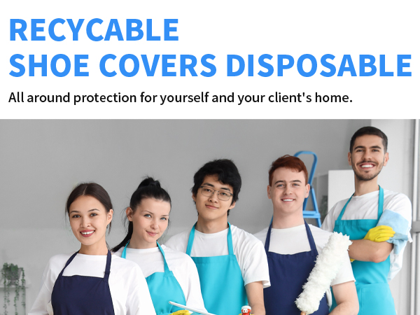 Disposable Shoe Covers Non-Slip X-Large