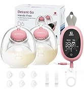 Horigen Breast Pump Hands Free D6, Ultra-Lightweight Wearable Breast Pump with Soft Double-Seal F...