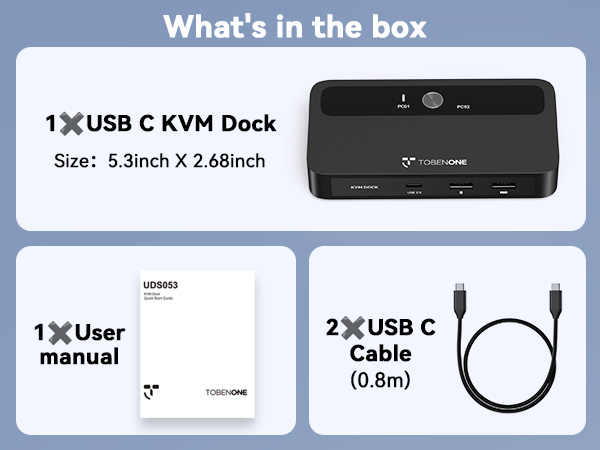 USB C KVM Switch