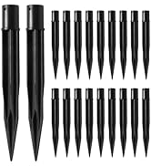 20PCS Solar Path Lights - Plastic Torch Light Spikes for Outdoor Yard Garden, Suitable for 0.39 I...