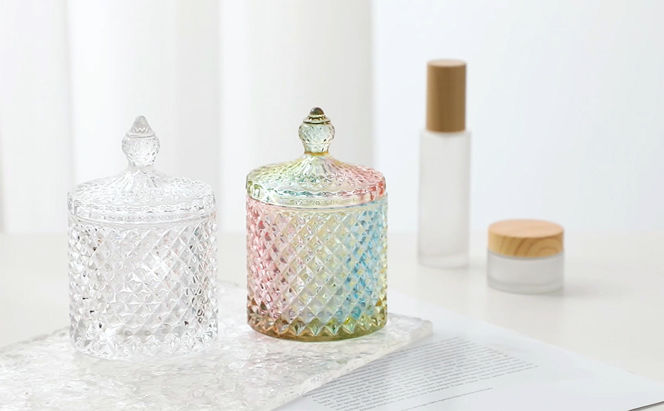 apothecary jars with lids