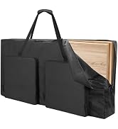ALSLEA Professional Cornhole Board Carry Bag - Heavy-Duty 600D Oxford Storage Case with Pockets F...