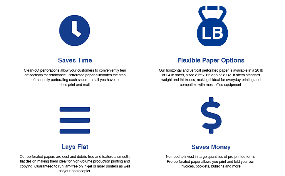 End Uses: Saves Time, Flexible Paper Options, Lays Flat, Saves Money
