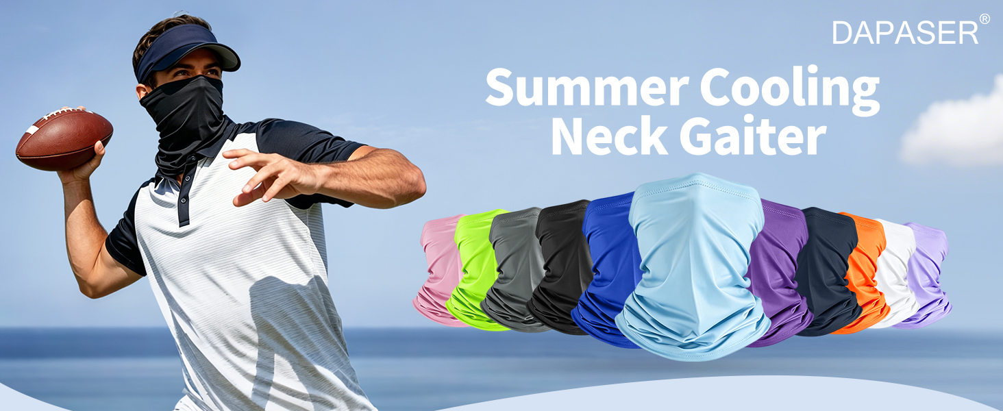 Dapaser Cooling Neck Gaiter Face Mask