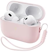 ORNARTO Compatible with AirPods Pro 2 Case 2022, Full Protective Hybrid Silicone for AirPods Pro ...