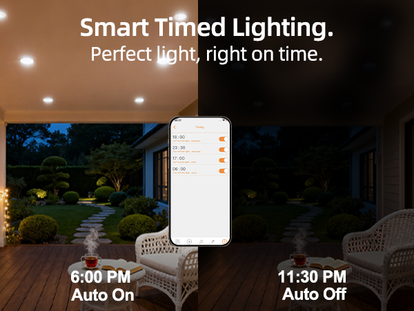 Smart Timed Lighting