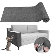 Climbing Cat Scratcher Mat Trimmable Cat Scratching Post Carpet 78.7'' x15.8'' Self Adhesive Carp...