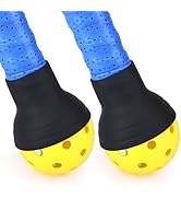 TOBWOLF 2PCS Pickleball Ball Retriever, Silicone Pickleball Picker Upper Pickball Grabber, Univer...