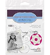 SCRAPBOOK ADHESIVES BY 3L Self-Adhesive Creative Paper Photo Corners, Ivory, 108-Pack