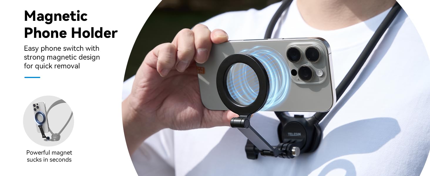 Can Be Used in Combination with Magnetic Phone Mounts