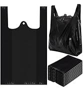 Yesland 400 Pack Jumbo Size Plastic Bags with Handles, XX Large Plain Plastic Grocery Bag, 25.6" ...