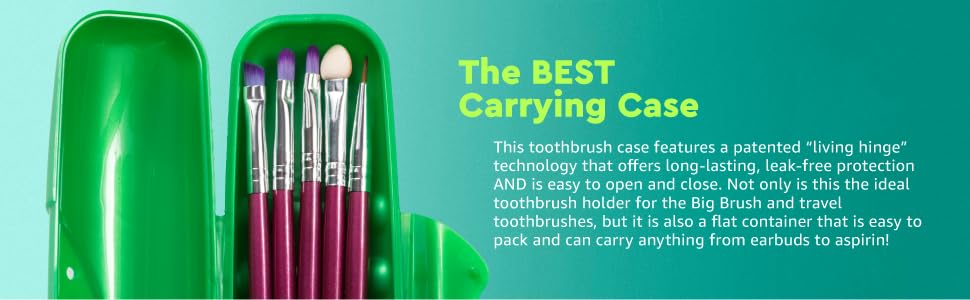adult toothbrush, soft toothbrush, radius big brush, organic toothbrush, toothbrush case