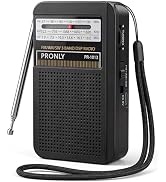 Portable AM FM Radio, 3 Band Transistor Radio with Shortwave, USB-C Rechargeable Portable Radio w...
