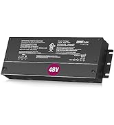 EMITEVER 48V Dimmable LED Driver, 192W 5-in-1 Dimmable Power Supply,2-Channels AC to DC Transform...