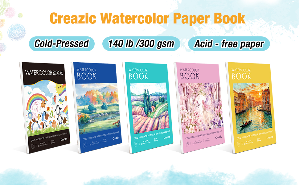 Watercolor Paper Book