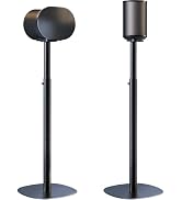 Speaker Stands for Sonos Era-100 & Era-300 - Height Adjustable Floor Stands 29.1''–39'', Dual-Mou...
