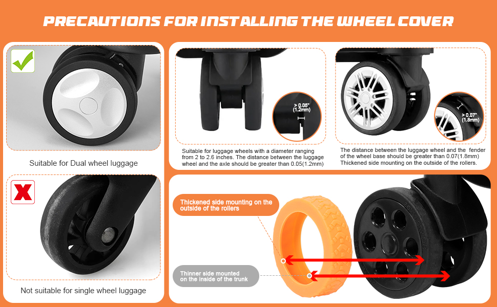 luggage wheel covers