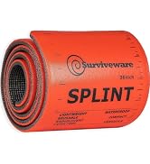 Surviveware Multi-Purpose, Reusable Splint for Fingers, Thumbs, Wrists and More, 36 Inches