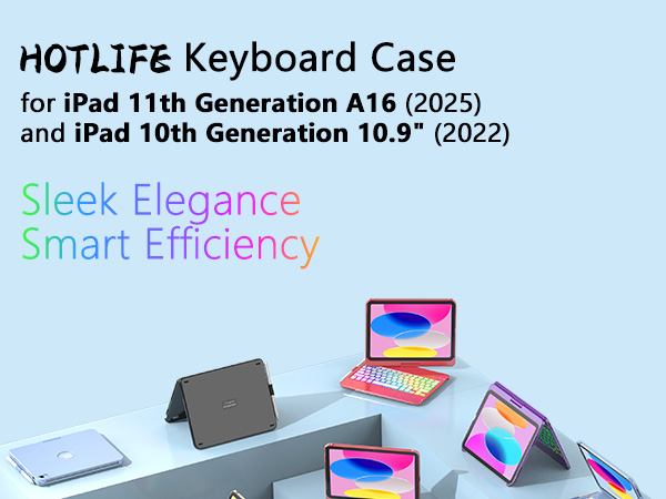 ipad 11th generation case with keyboard