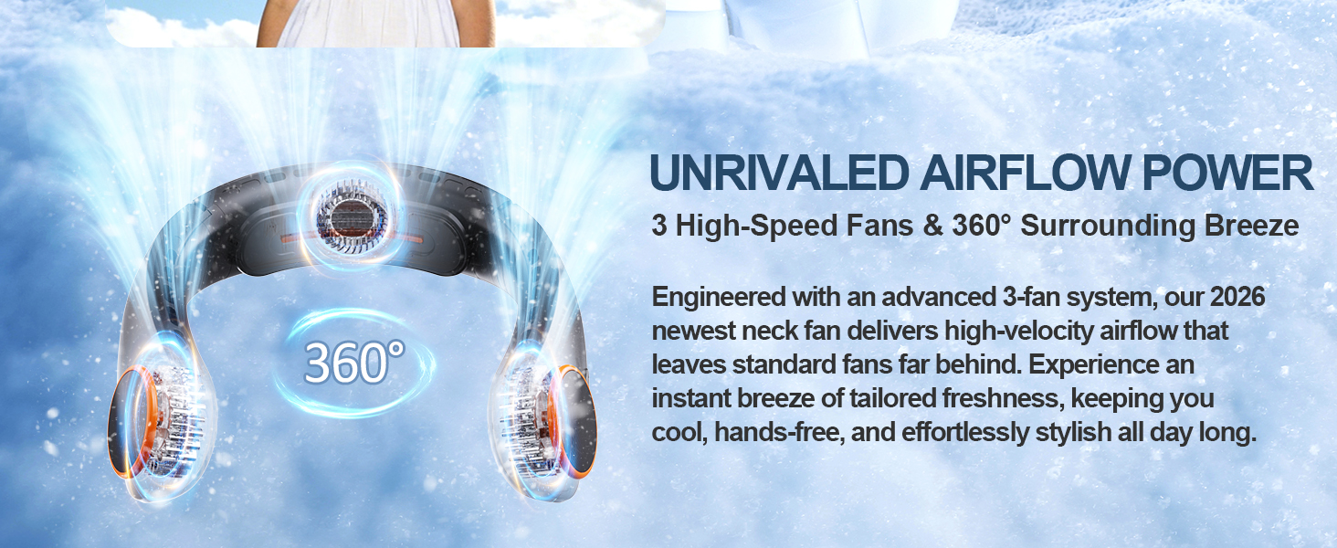 Bladeless Neck Fan