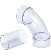 POWERTEC 70321 2-1/2 Inch ID 90 Degree Elbow for 2-1/2 Inch OD Dust Collection Pipes, Adapters an...