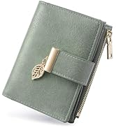 yiijay Small Wallet Women RFID Blocking Leather Bifold Wallet Credit Card Holder for Women Ladies...