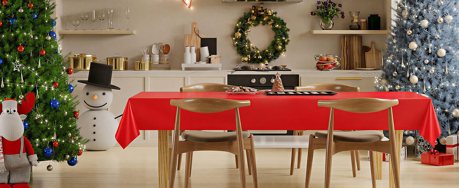 plastic tablecloth
