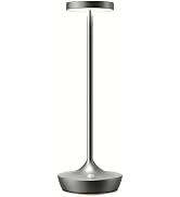Willdoak Cordless Table Lamp Outdoor - Rechargeable 6000mAh Battery Operated Table Light - LED Po...